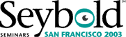 Seybold San Francisco 2003 logo